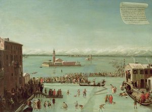 De bevroren lagune door Francesco Battaglioli